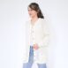 Vintage Oversized Pointelle Knit Cardigan Off-White Rêvelance Vintage 00005