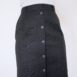 Vintage Pure New Wool Mid Length Skirt in Grey Revelance Vintage 00003