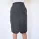 Vintage Pure Wool Classic Grey Pencil Skirt Revelance Vintage 00001