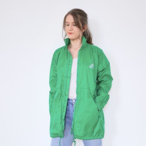 adidas Windbreaker Rain Jacket Green 00001