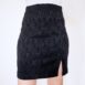 y2k Ecco Floral Jacquard Mini Skirt in Black Revelance Vintage 00001