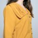 Vintage 80s Blouse Mustard Yellow 00002