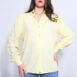 Vintage Flannel Puff Sleeve Blouse Super Soft Italian Vintage Argyle Eyelet Blouse Pastel Yellow Shirt 80s Vintage Blouse Roberta Ruffo Revelance Vintage 00001