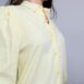 Vintage Flannel Puff Sleeve Blouse Super Soft Italian Vintage Argyle Eyelet Blouse Pastel Yellow Shirt 80s Vintage Blouse Roberta Ruffo Revelance Vintage 00002